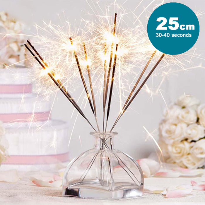 Sparklers Party Sparkler For Birthdays Party Parties Wedding 25 / 42 / 70 / 90CM Low Smoke Gold Sparklers  Trade Me