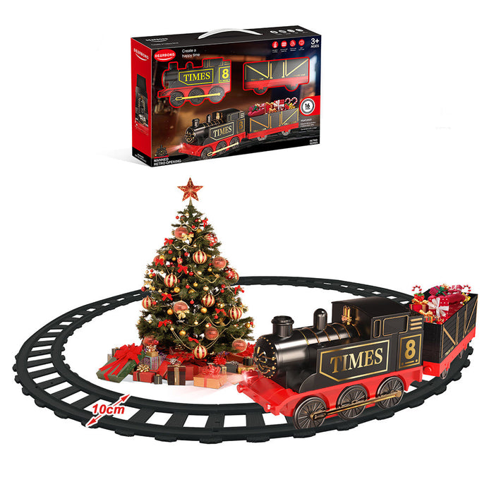 Electric Christmas Classic Train Toy Kids Set Railway Music With 16pcs Tracks AU STOCK