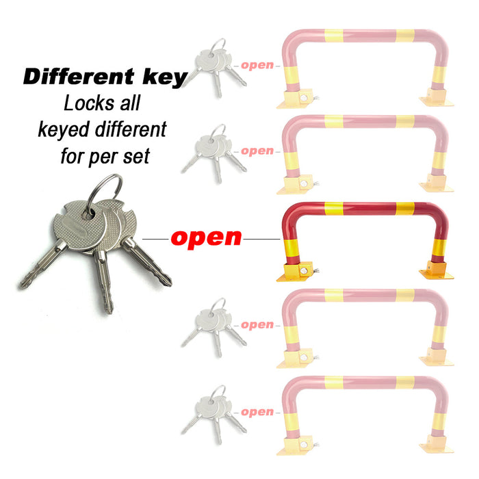 Arch Parking Barrier Fold Down Vehicle Security Locker Keyed Different Or Alike Trade Me