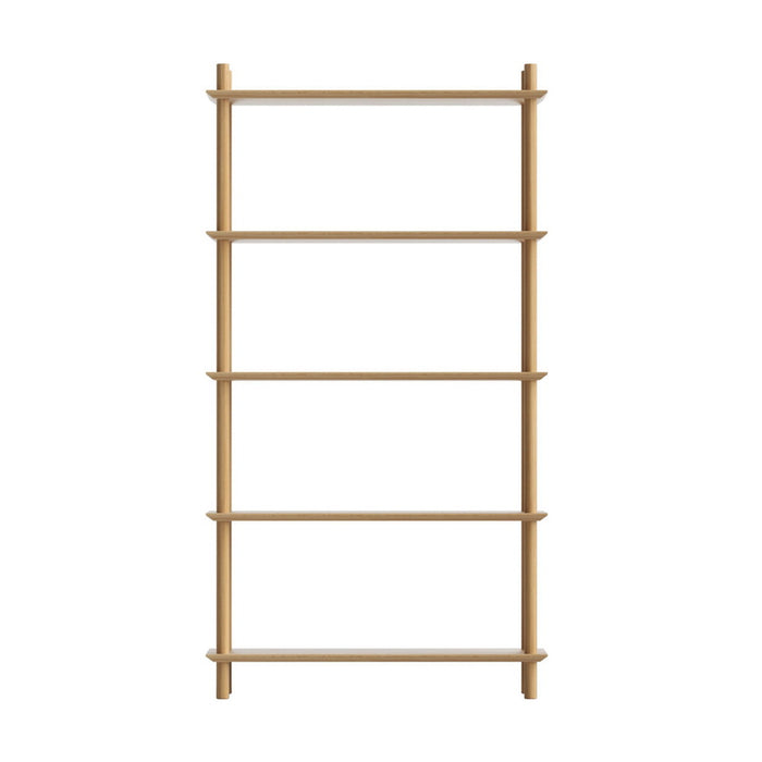 Artiss Bookshelf 5 Tiers Bookcase Display Shelves Wooden Storage Stand Rack Pine
