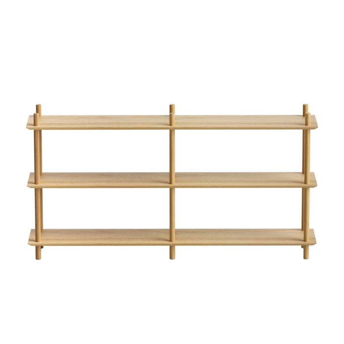 Artiss Bookshelf 3 Tiers Bookcase Display Shelves Wooden Storage Stand Rack Pine