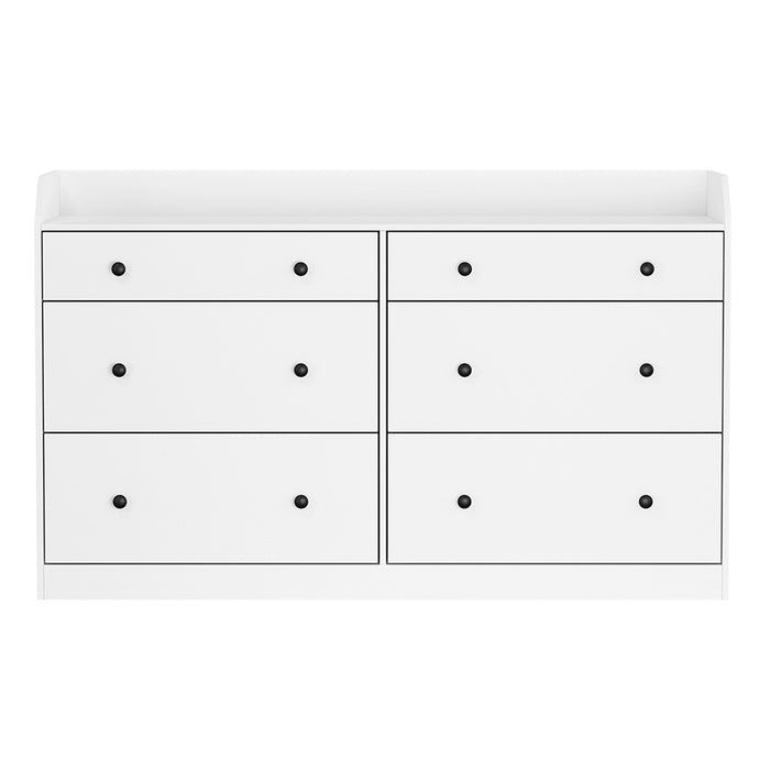 Artiss 6 Chest of Drawers - PETE White