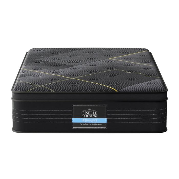 35cm Giselle Mattress King Single Bed Bamboo Pocket Firm Foam