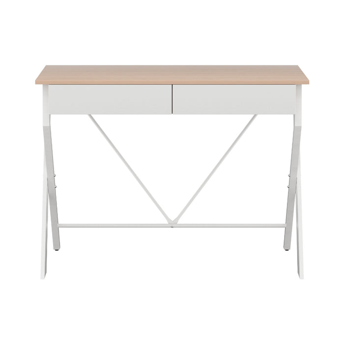 Artiss Computer Desk Drawer Oak 100CM