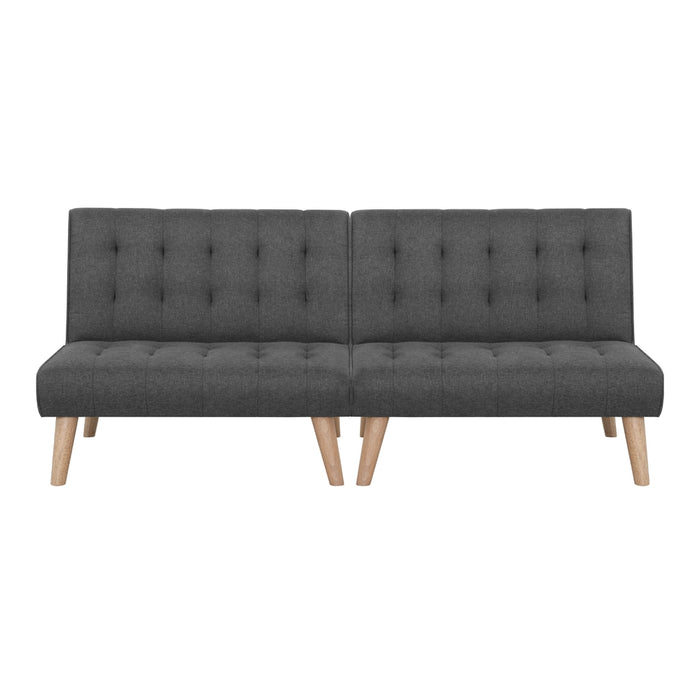 Artiss 2x Sofa Bed Couch Single Seater Fabric Grey