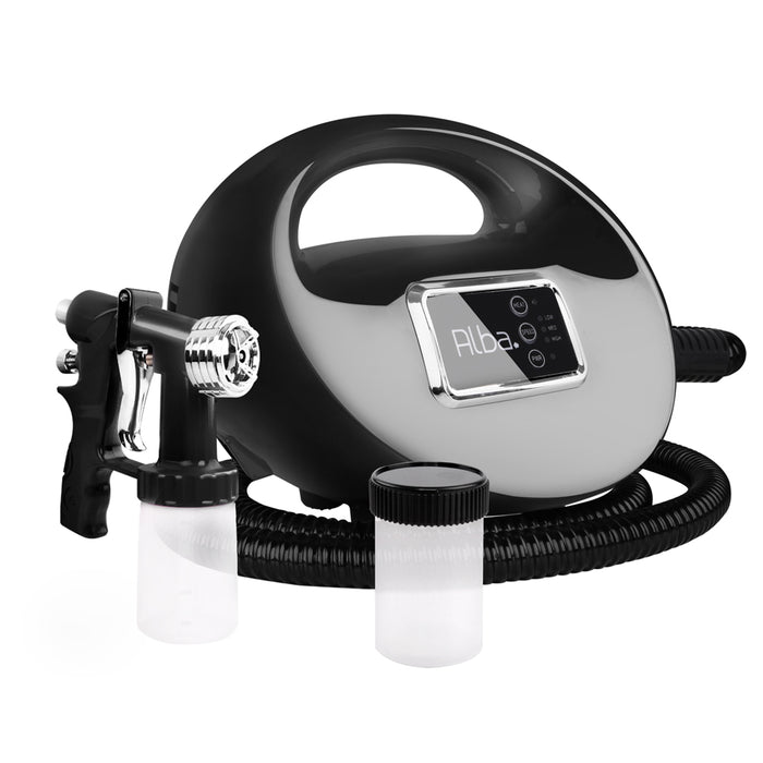 Professional Spray Tan Machine 700W HVLP Washable Filter 3 Speeds Setting- Black