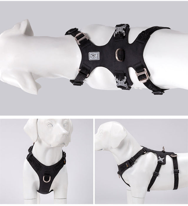 Truelove No-Pull Dog Sleek Sports Puppy Whinhyepet Harness Black 2XS