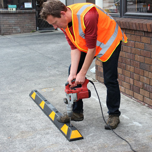 Rubber Wheel Stops Parking Guide Blocks 165/183cm  Wheel Driveway Stopper AU