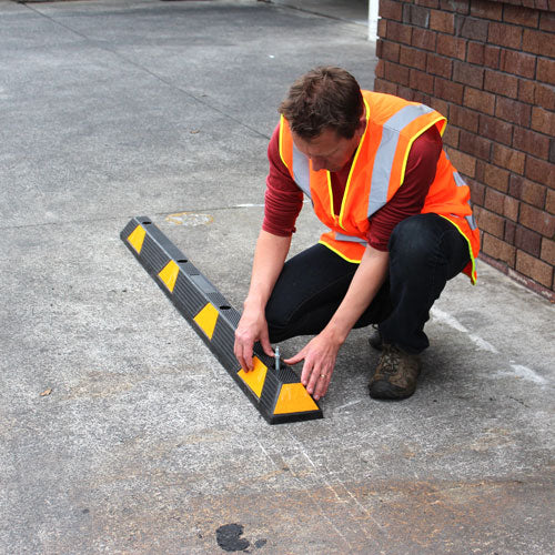 Rubber Wheel Stops Parking Guide Blocks 165/183cm  Wheel Driveway Stopper AU