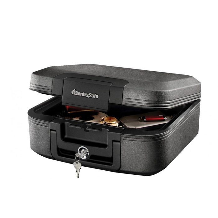 SentrySafe Fire Water Resistant Security Box Protection Safe Chest 7.8/10.2L 2 Keys