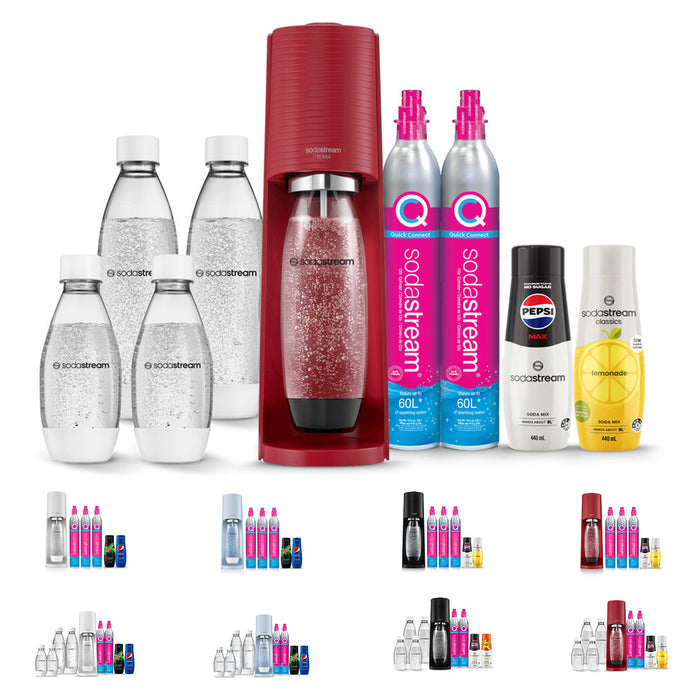 SodaStream Terra Sparkling Water Maker Co2 Technology Quick Connect 2Color AU STOCK