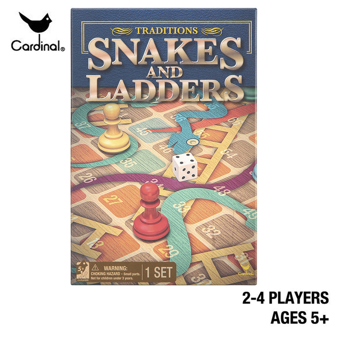 Snakes And Ladders Traditional Family Fun Board Game Strategy Toys Games Kids
