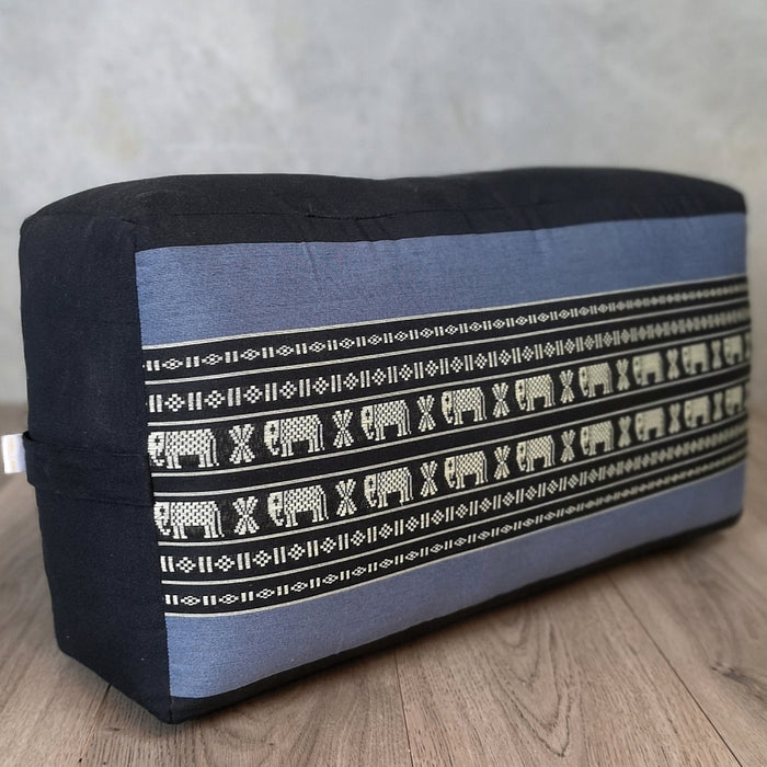 Thai 2 Colour 100% Kapok Yoga Bolsters Block Meditation Regtangle Cushion