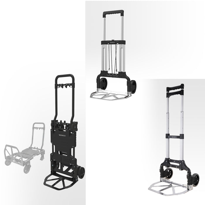 Taipan Cart Foldable Adjustable Trolley Aluminium 2-In-1 Design 65-125KG AU