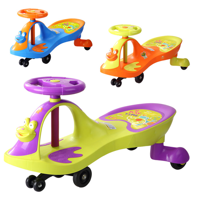 Swivel Scooter Wiggle Gyro Swing Car Twist & Go Kid  Car Child Miusic Ride On Toy