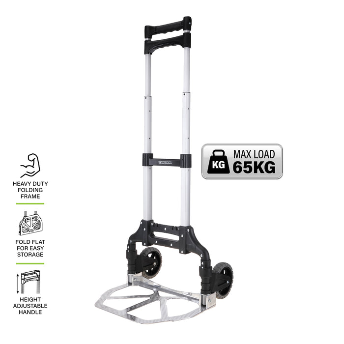 Taipan Cart Foldable Adjustable Trolley Aluminium 2-In-1 Design 65-125KG AU