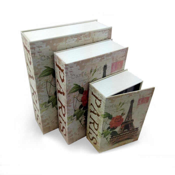 Paris Eiffel Tower Security Money Dictionary Secret box Book Key Locker Lock Safe Cash Hidden
