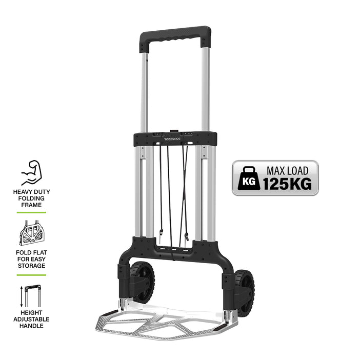 Taipan Cart Foldable Adjustable Trolley Aluminium 2-In-1 Design 65-125KG AU