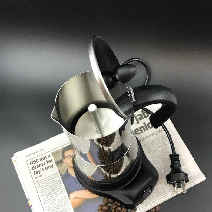 Stainless Steel Electric Espresso Moka Coffee Maker 6Cups Italian Classic AU STOCK