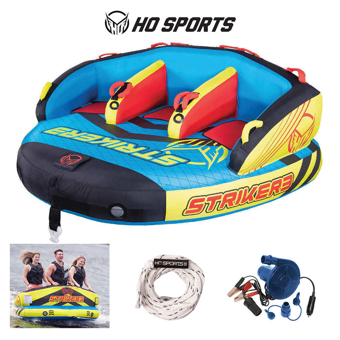 STRIKER 3 Tube By HO Sports Maximum Weight Capacity 231kg With Rope And 12V Pump