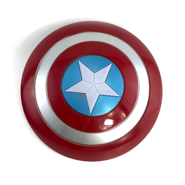 Captain America Shield Party Toy Voice Cosplay Kids Flash Light 32cm/12.8"