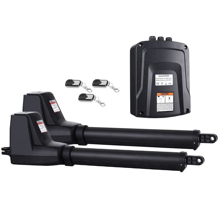 LockMaster Automatic Electric Gate Opener Double Swing Remote Control Kit 800KG