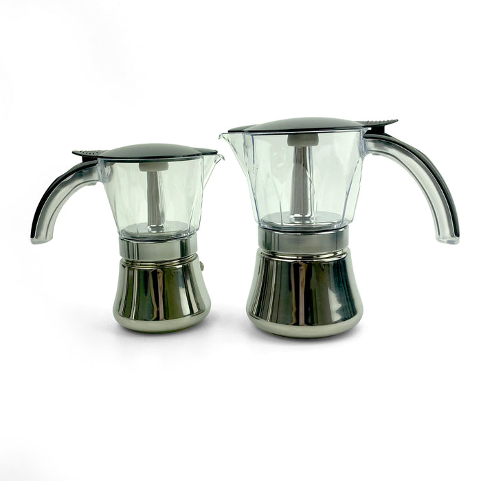 3/6Cups Stainless Steel Stove Top Espresso Italian Coffee Maker BPA Free