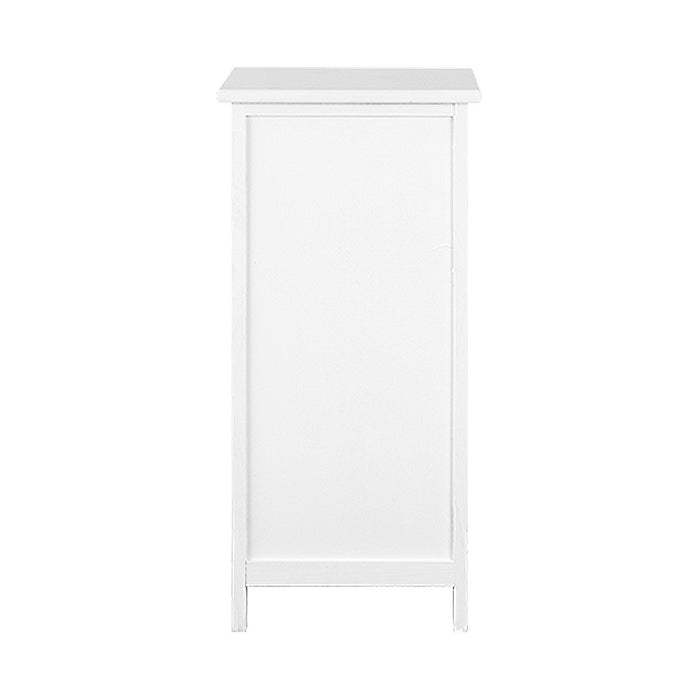 Artiss Bedside Table Bathroom Storage Cabinet 3 Drawers White