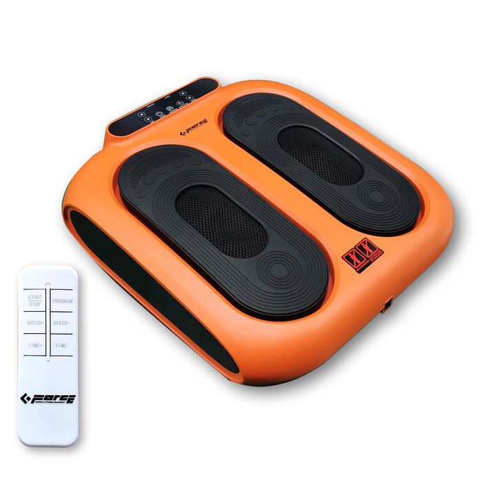 Vibration Foot Legs Back Massager Remote Control Circulation Trainer Orange
