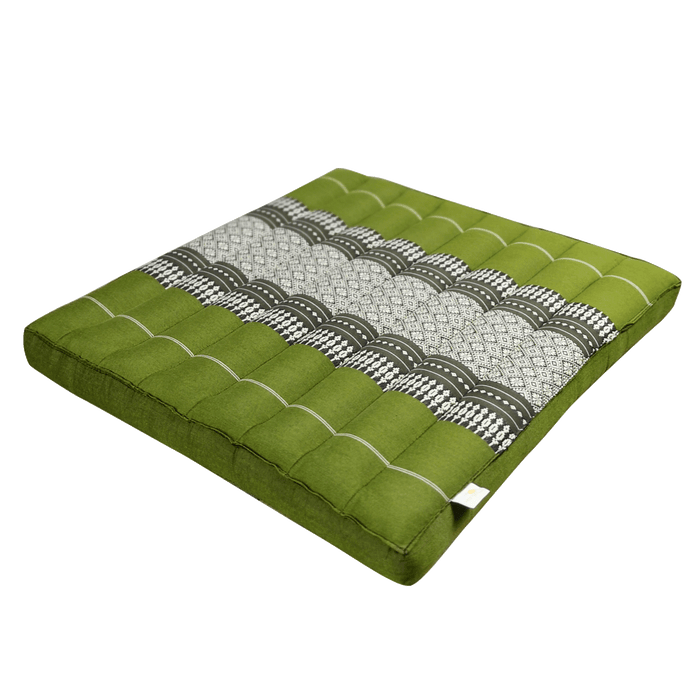 Thai Green Kapok Cotton Handmade Handmade Thailand Meditation Cushion Yoga Seat