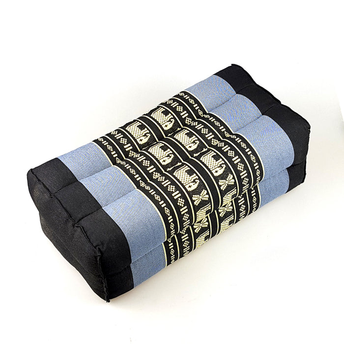 Thai Blue Elephant Pillows Cushion Thai Yoga Block Bolster Meditation Pilates Prop