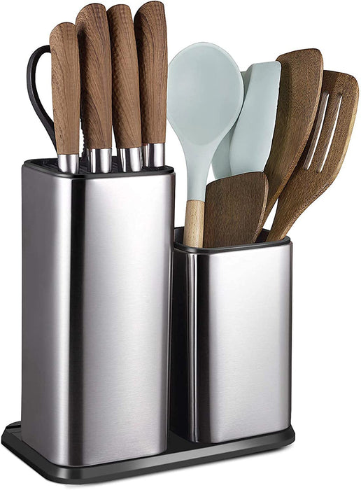 2 in 1 Food-grade High-quality Stainless Steel Knife Holder For Kitchen