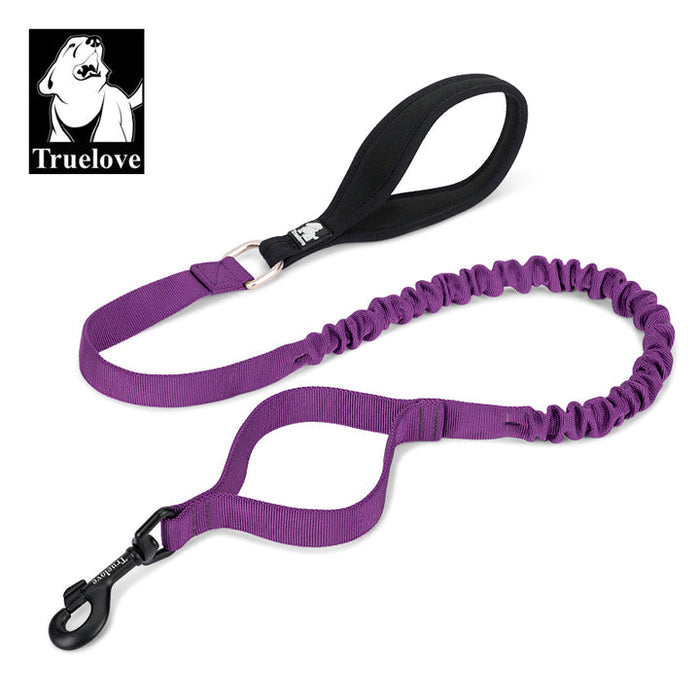 Truelove Pet Nylon Dog Lead With Handle Military leash purple - M