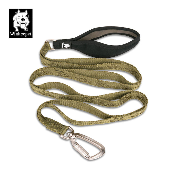 Truelove Pet Nylon Dog Lead With Handle Whinyepet leash army green - L