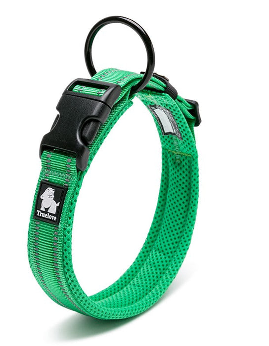 Truelove Front Range Outdoor Handle Puppy Dog Heavy Duty Reflective Collar Grass Green M