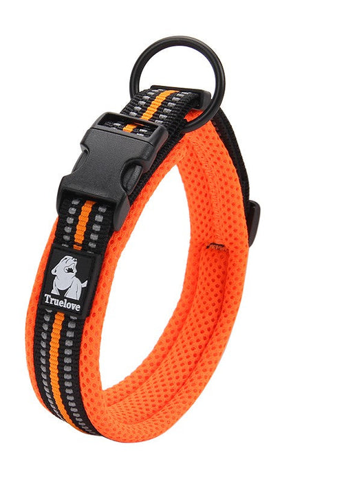 Truelove Front Range Outdoor Handle Puppy Dog Heavy Duty Reflective Collar Orange 2XS