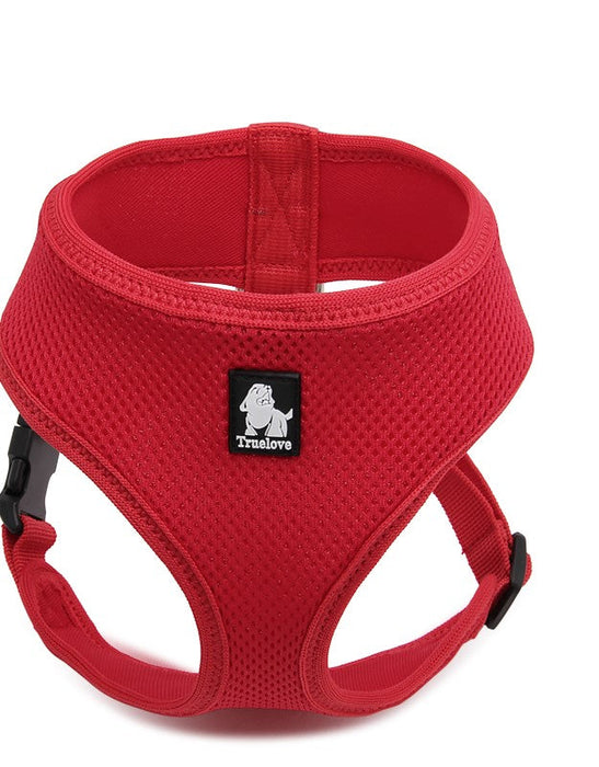 Truelove Everyday Dog Adjustable Lightweight Skippy Pet Harness Red L