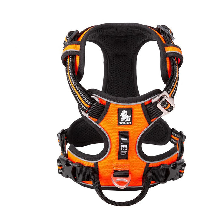 Truelove Adventurer Dog Doggie Adjustable No Pull Harness Orange XS