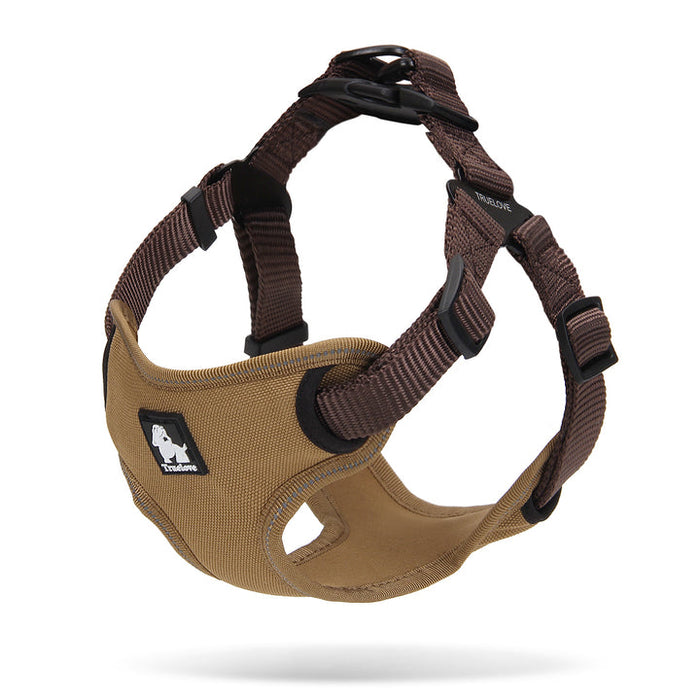 Truelove No-Pull Dog Sleek Sports Puppy Urban Harness Brown L