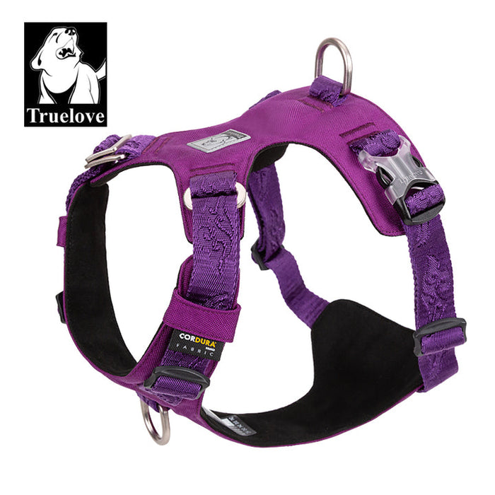 Truelove No-Pull Dog Sleek Sports Puppy Lightweight Harness Purple 2XS