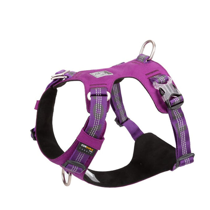 Truelove No-Pull Dog Sleek Sports Puppy Lightweight 3M reflective Harness Purple XL