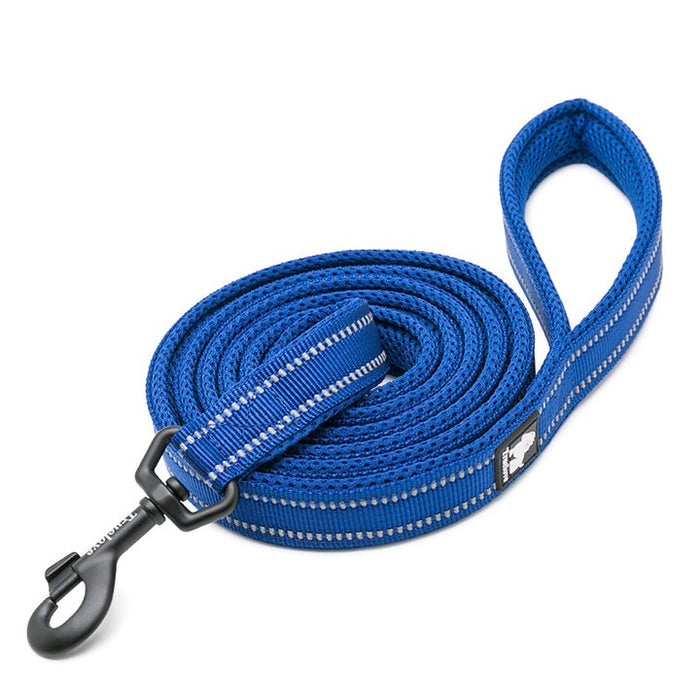 Truelove Pet Nylon Dog Lead With Handle Reflective Pet Leash 2 meters Royal Blue L