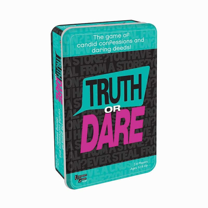 Truth Or Dare Tin Card Game Complete Release New Open Tin Cards 2 to 6 Players For Ages 12 Years and Above