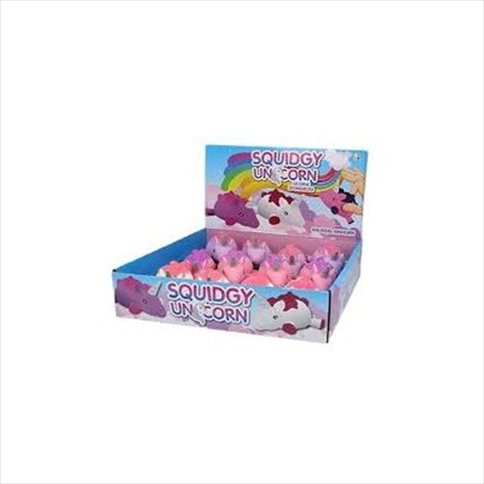 Squeezy Unicorn Puffer Ball  Novelty Squidgy Unicorns 3y+ Toys Kids Asst( SENT AT RANDOM)