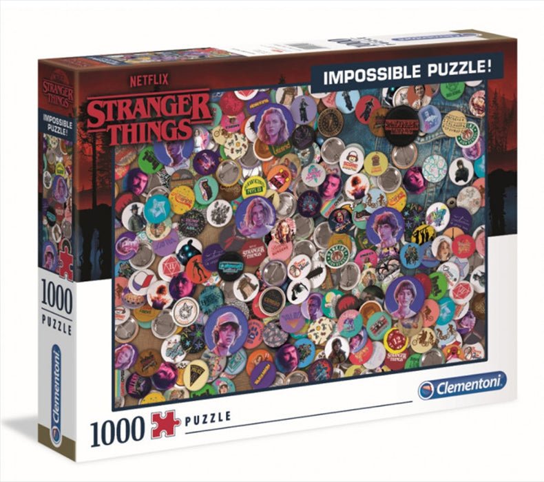 Stranger Things Impossible Puzzle 1000 Pieces Jigsaw Puzzle Kids Fun Adult Toy Gift 1000pc
