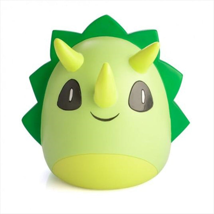 Smooshos Pals Triceratops Table Lamp Kids Bedroom LED Night Light Soft Warm Glow Toy Gift