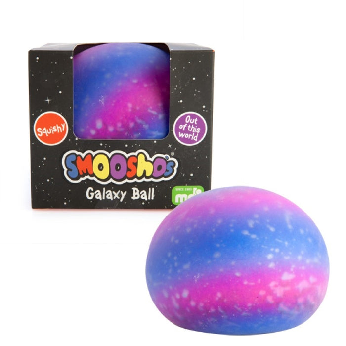 Smoosho's Jumbo Galaxy Ball Novelty Squish Soft Fidget Hand Toy