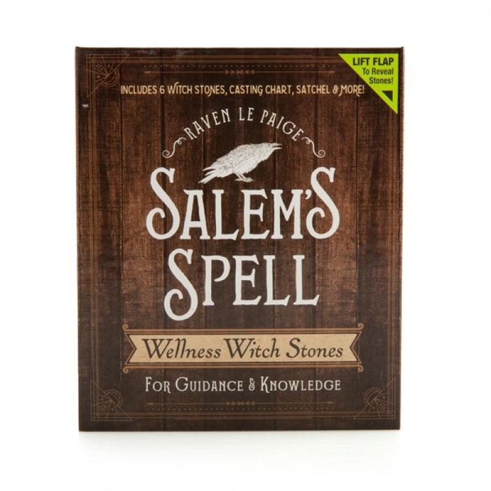 Salem's Spell Wellness Witch Stones Kit Gemstones Set for Spiritual Wellness