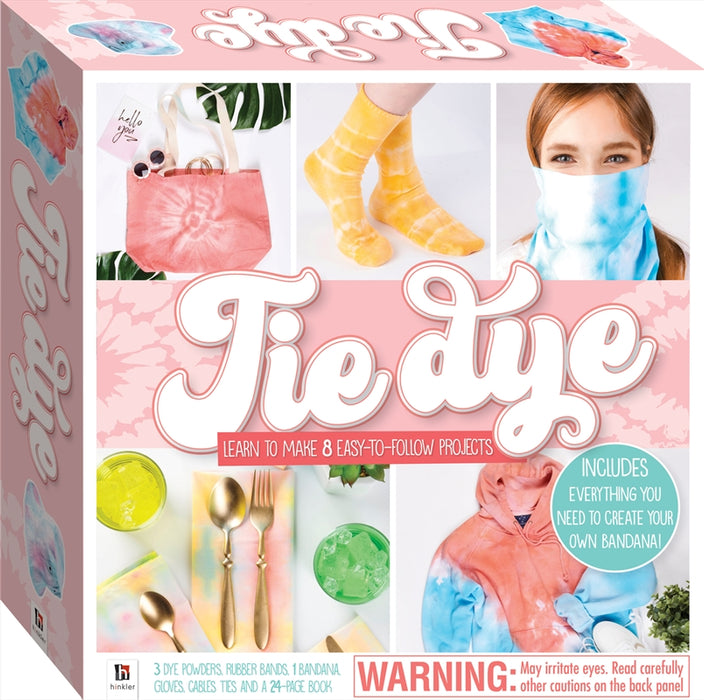 Tie Dye Kit Create Your Own Tie Dye Box Set, Perfect On-trend Gift, Step-by-step Instruction
