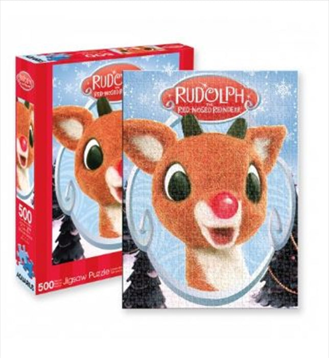Aquarius the Red Nosed Reindeer Collage Puzzle Rudolph Collage 500pc Puzzle : Rudolph: 500pc